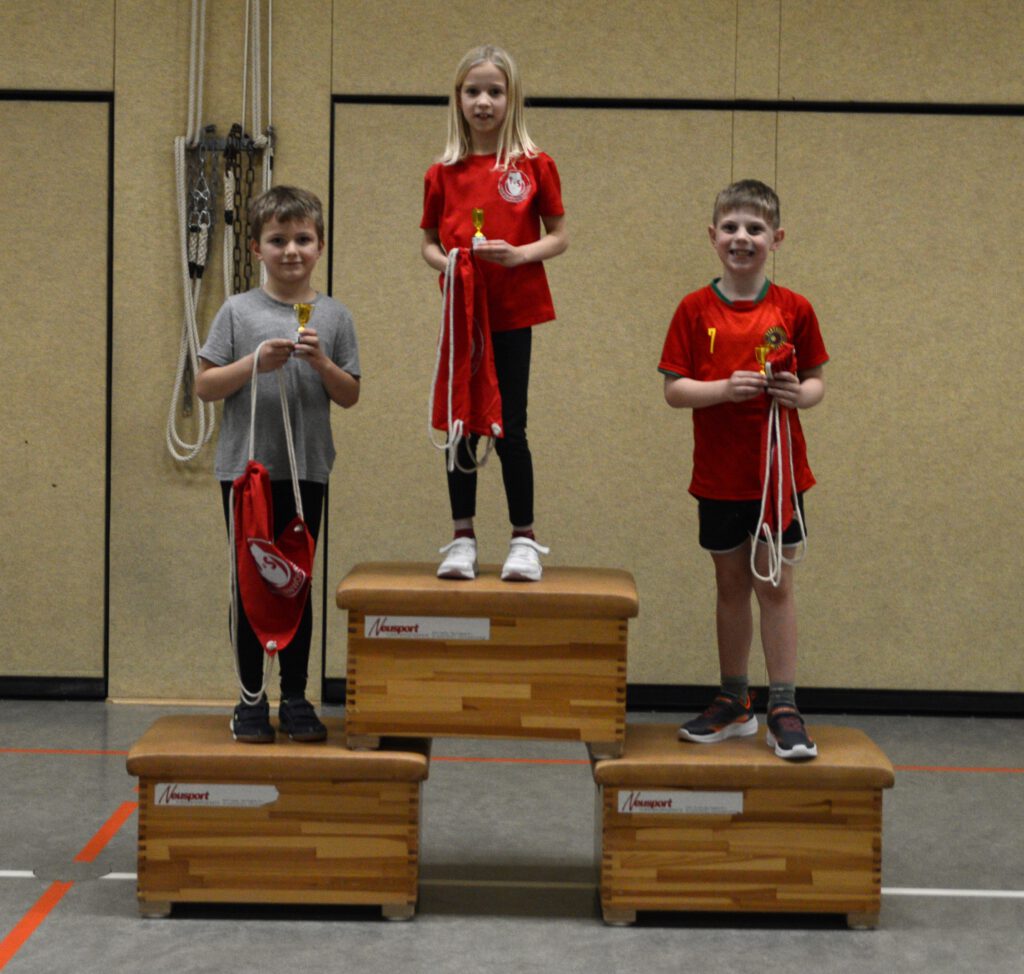 Trainingsfleiß die Kleinen